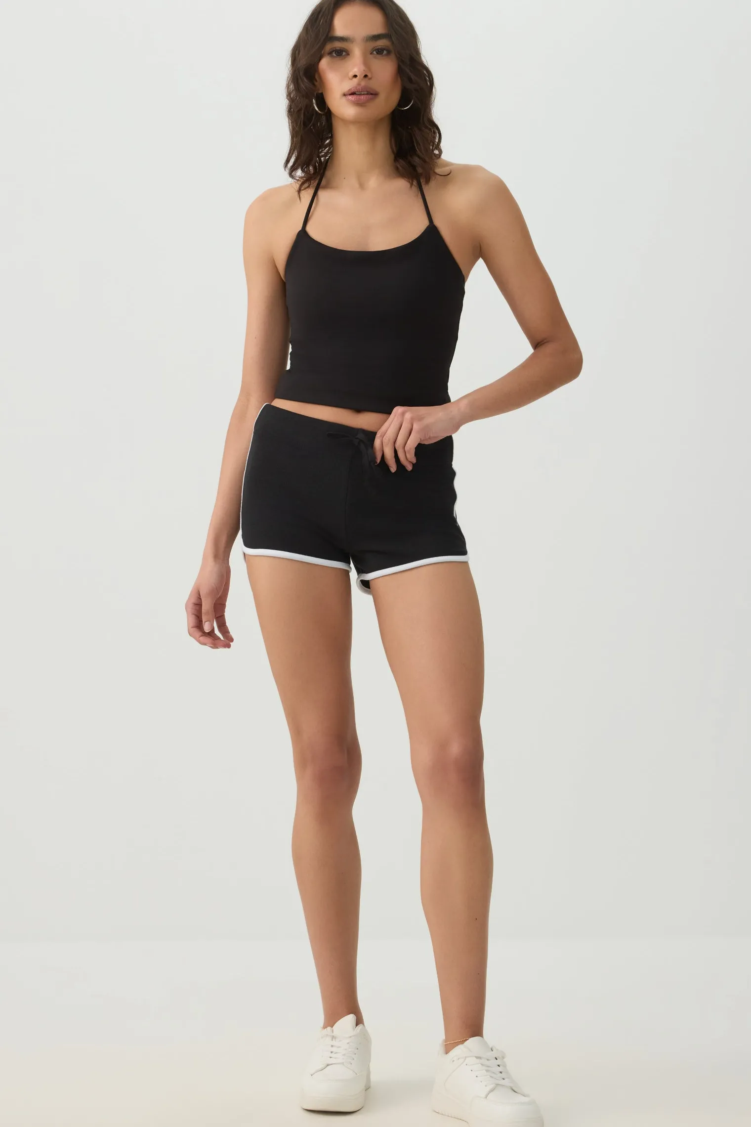 Short Halter Tank Top
