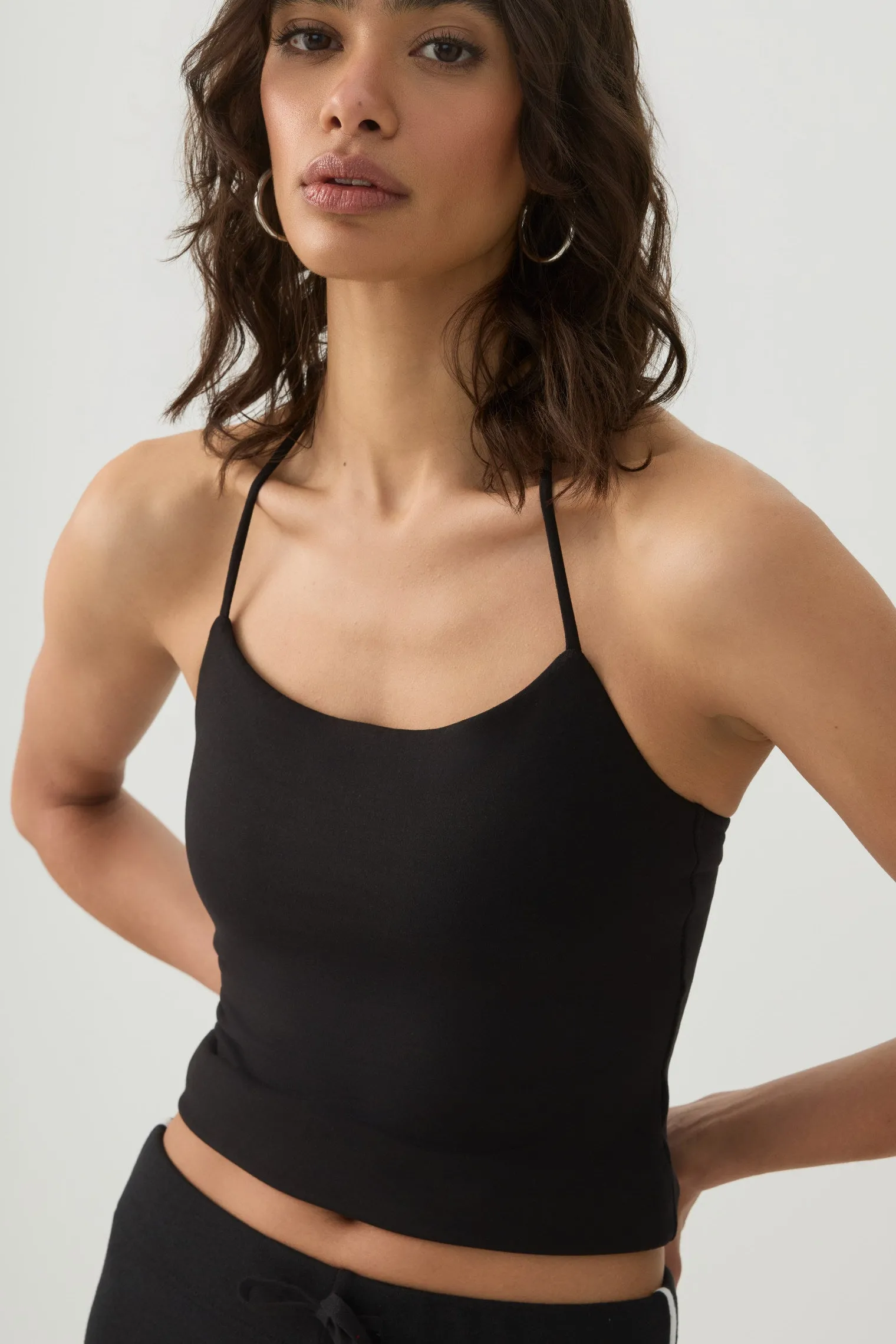 Short Halter Tank Top