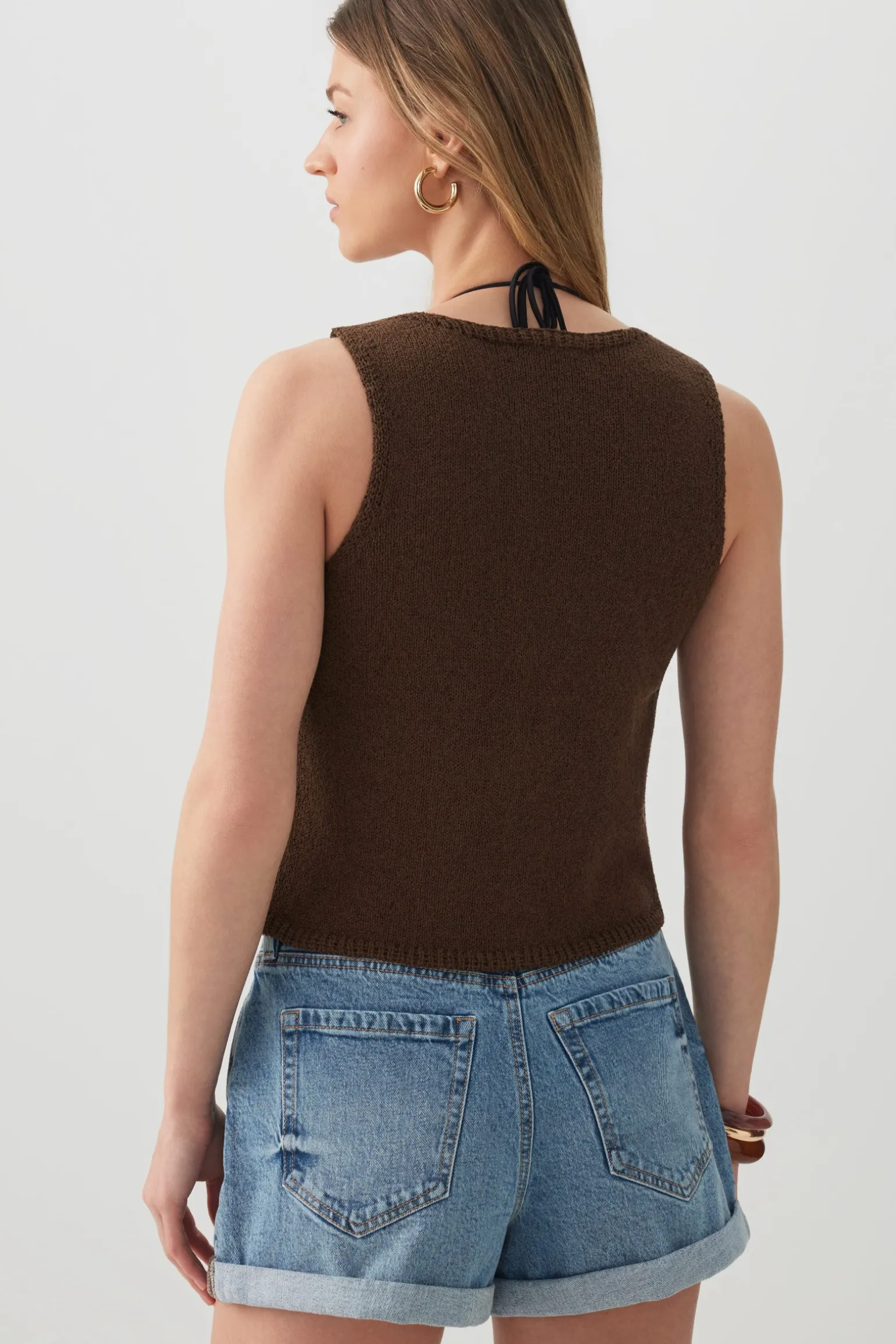 Short Sweater Vest