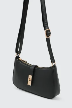 Shoulder Bag with Turn Lock
