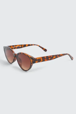 Slim Oval Cateye Sunglasses