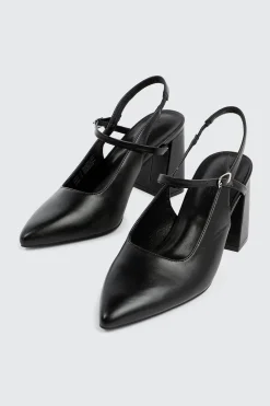 Slingback Block Heel Mary Janes