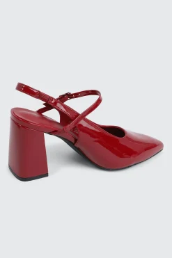 Slingback Block Heel Mary Janes