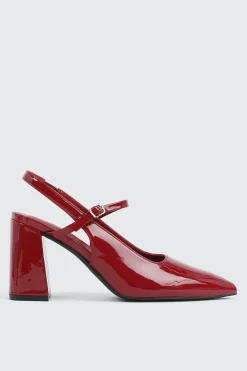 Slingback Block Heel Mary Janes