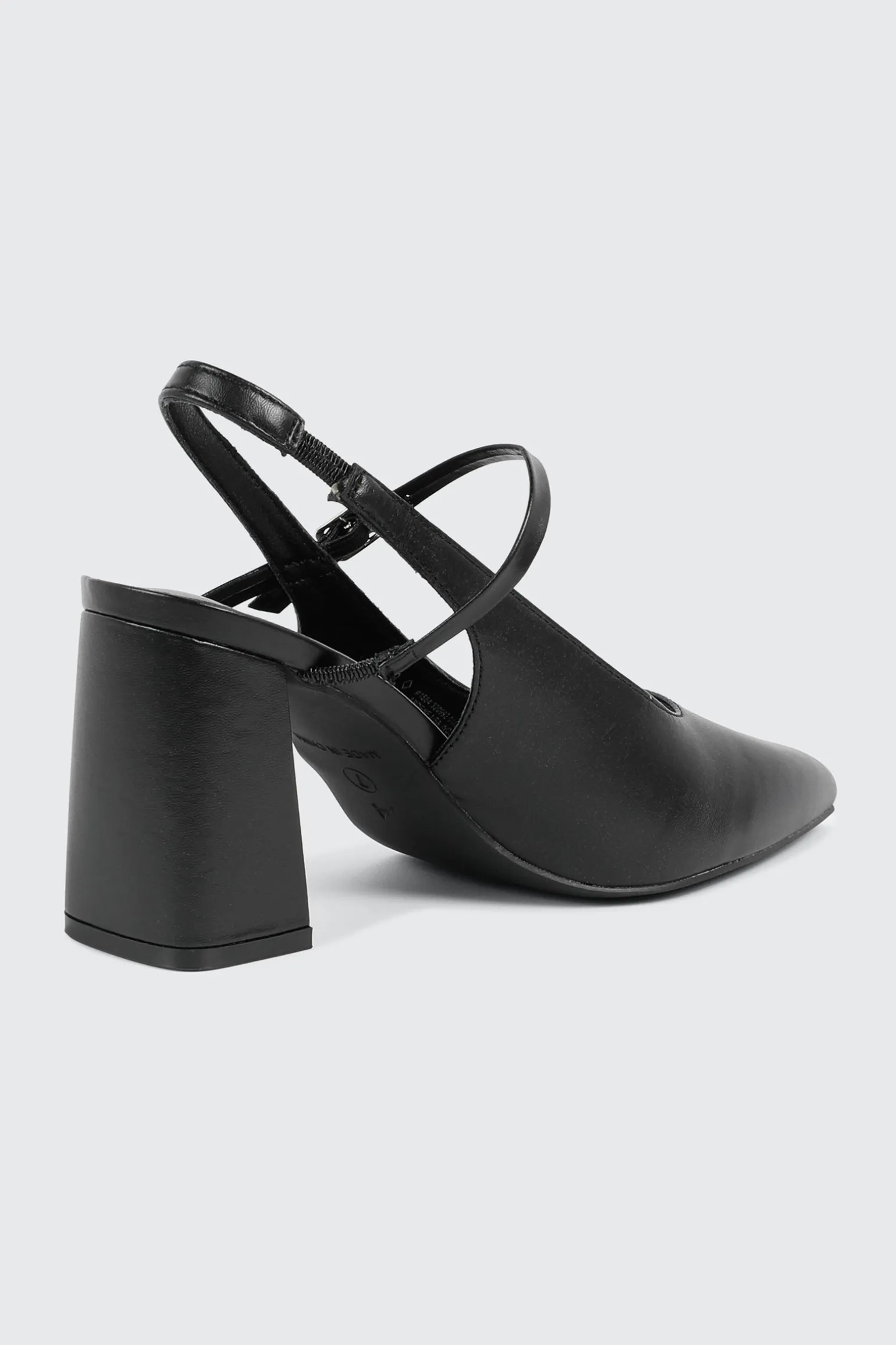 Slingback Block Heel Pumps