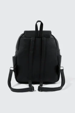Small Faux Leather Backpack
