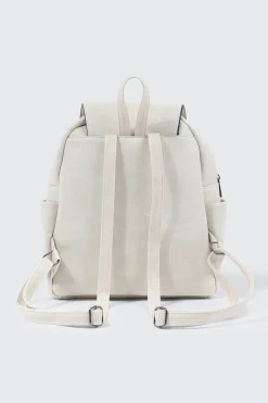 Small Faux Leather Backpack