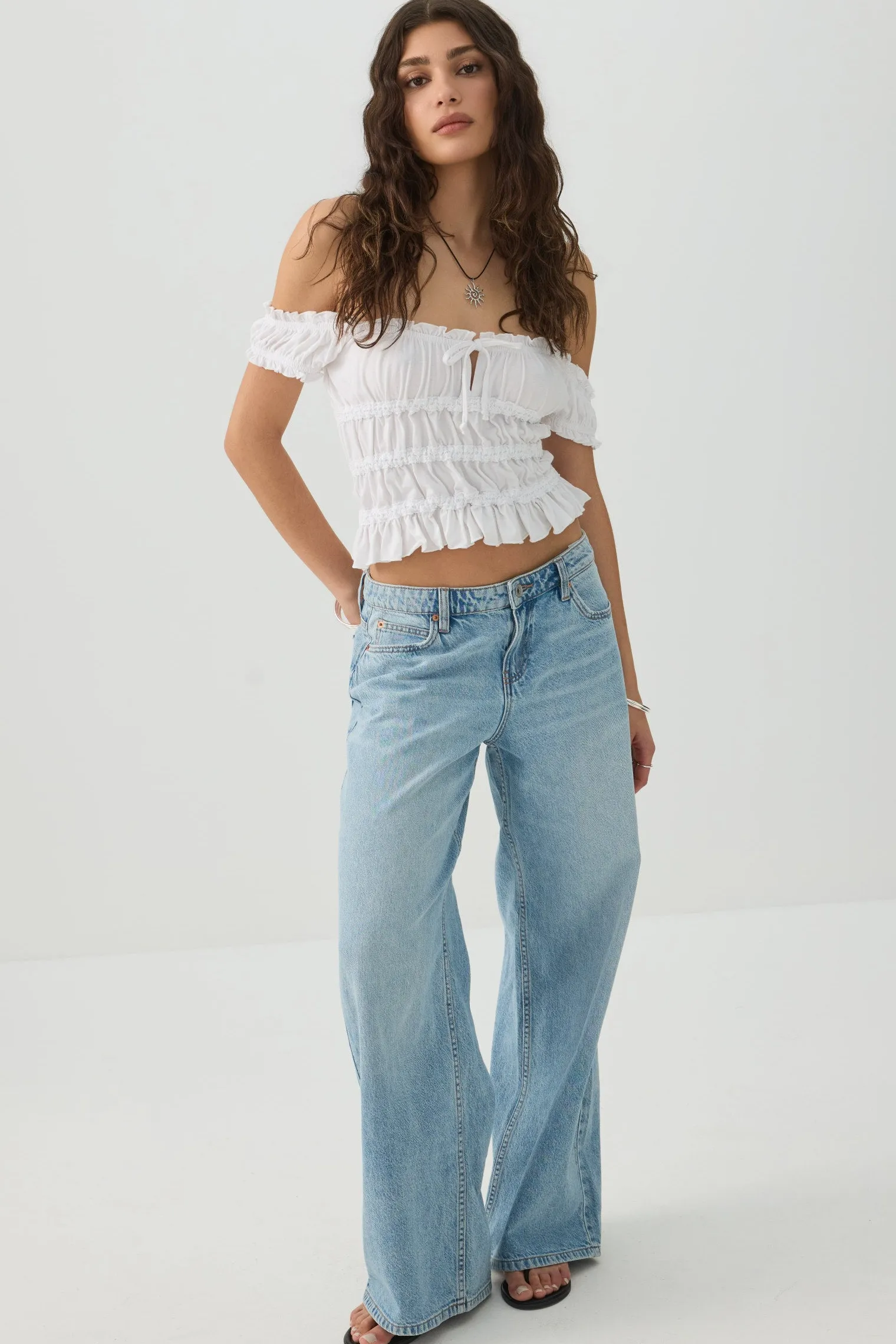 Smocked Crop Top
