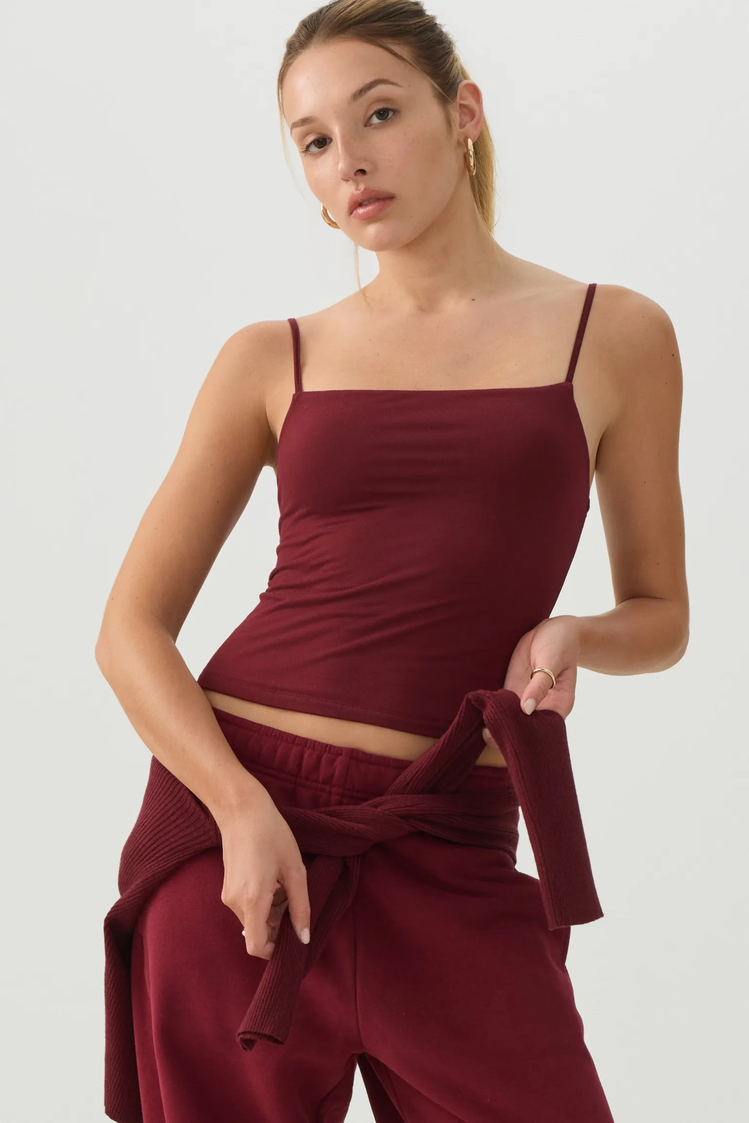 Smoothcore™ Double Layer Square Neck Tank Top