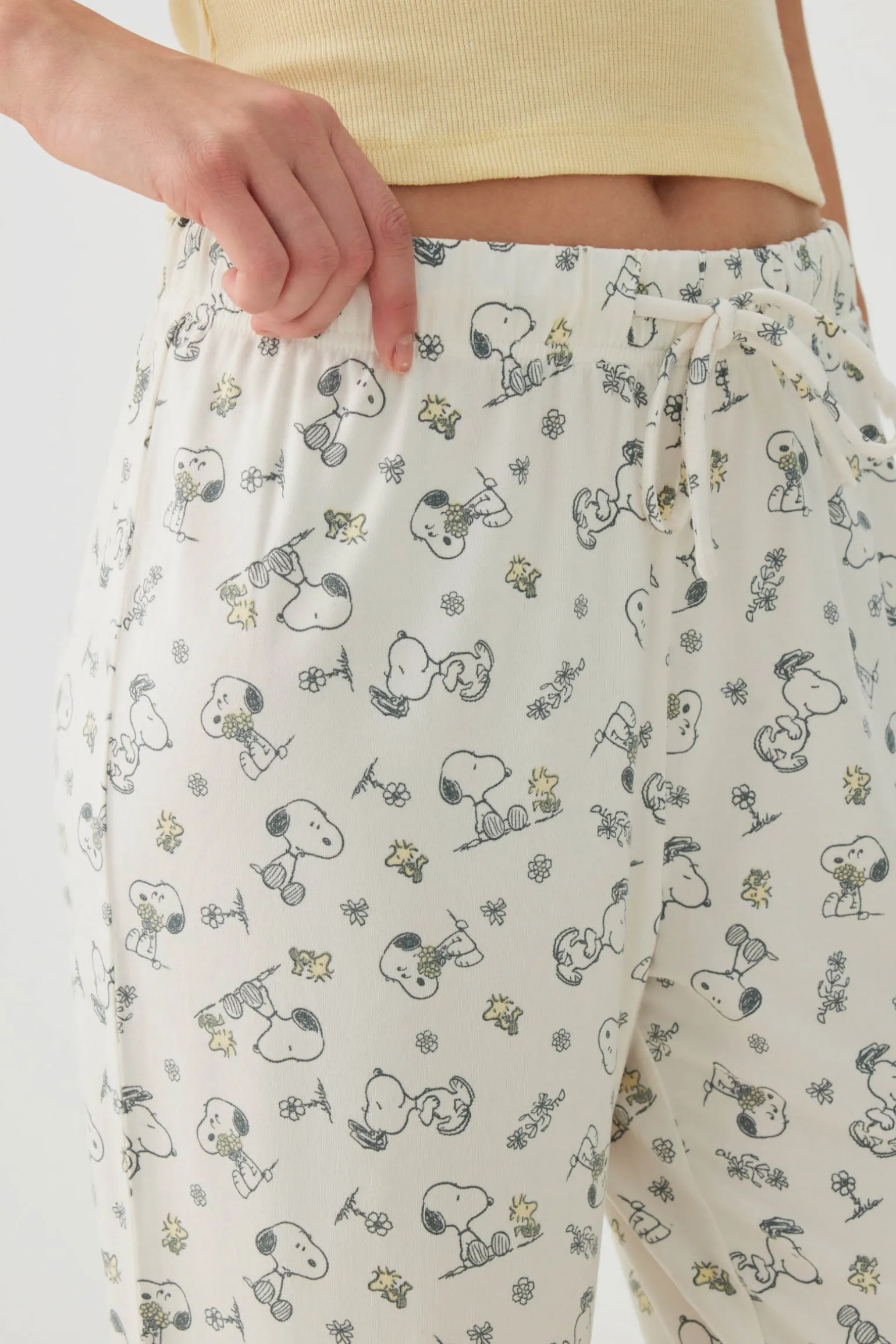 Snoopy Straight Leg PJ Pants
