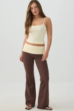 Soft Fitted Square Neck Tank Top