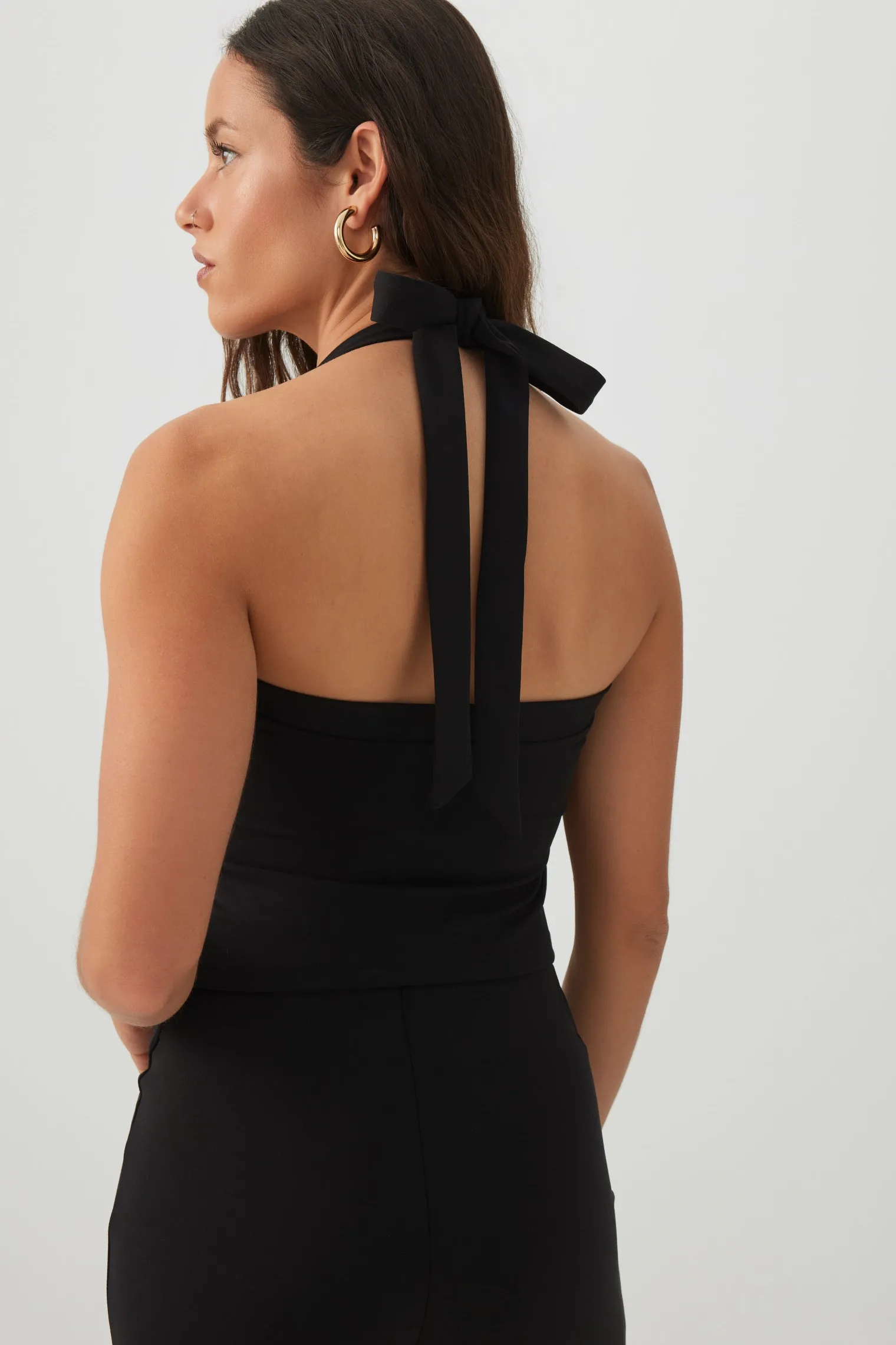Soft Halter Crop Tank