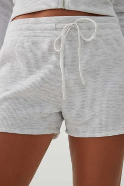 Soft Waffle Knit Shorts