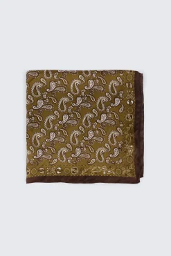 Square Paisley Print Scarf