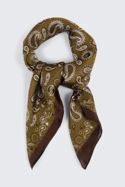 Square Paisley Print Scarf