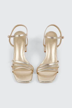 Square Toe Block Heel Sandals