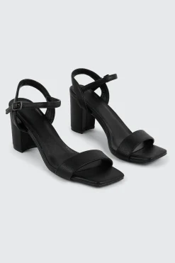 Square Toe Heel Sandals