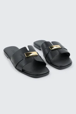 Square Toe One Band Sandals
