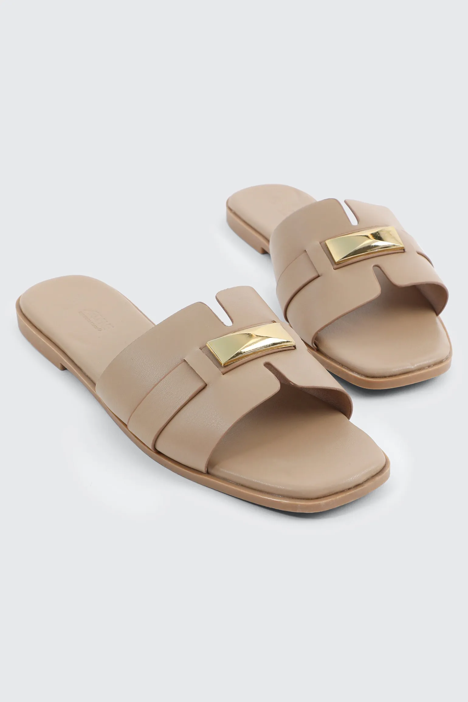 Square Toe One Band Sandals