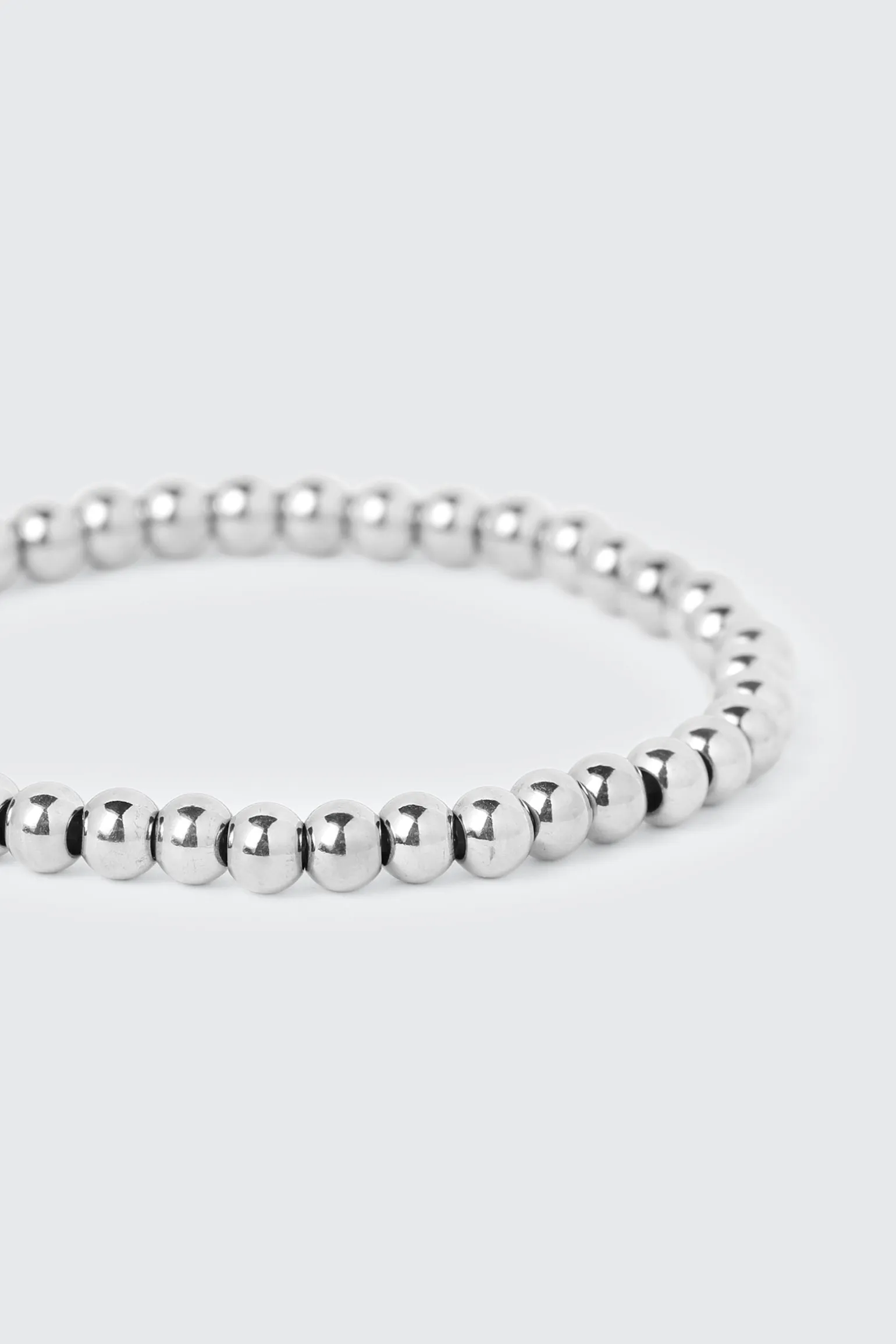 Stainless Steel Beaded Bracelet