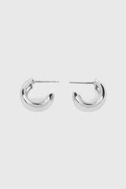 Stainless Steel Thick Mini Hoop Earrings