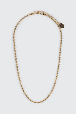Stainless Steel Twist Chain Necklace