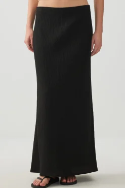 Straight Fit Maxi Skirt