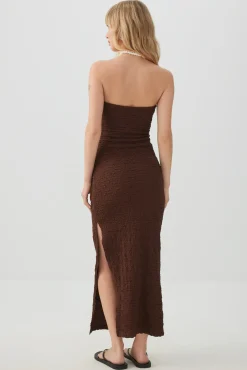 Strapless Midi Dress
