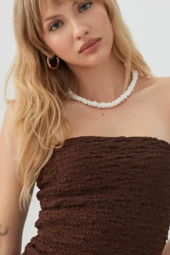Strapless Midi Dress