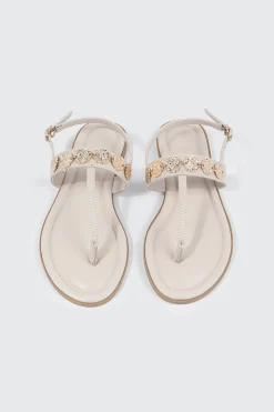 Strappy Sandals with Coin Charms