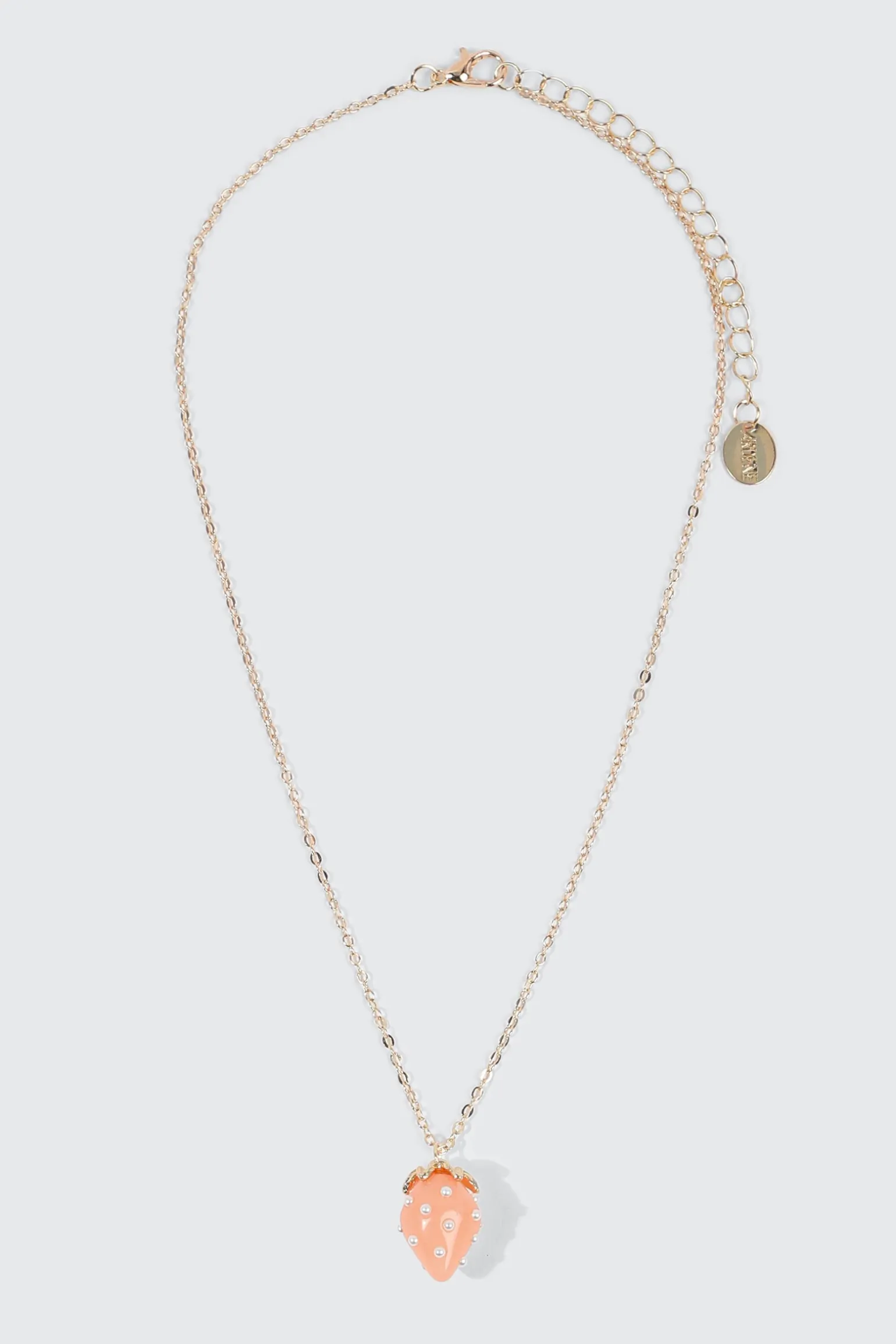 Strawberry Pendant Necklace