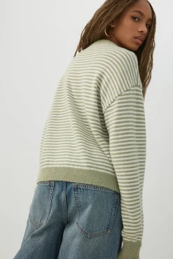 Striped Crew Neck Sweater