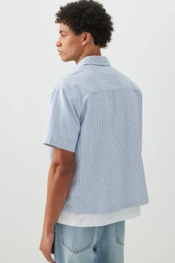 Striped Short Sleeve Shirt