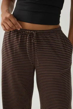 Striped Wide Leg Knit Pants