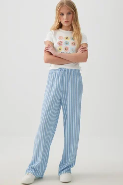 Striped Wide Leg Pants