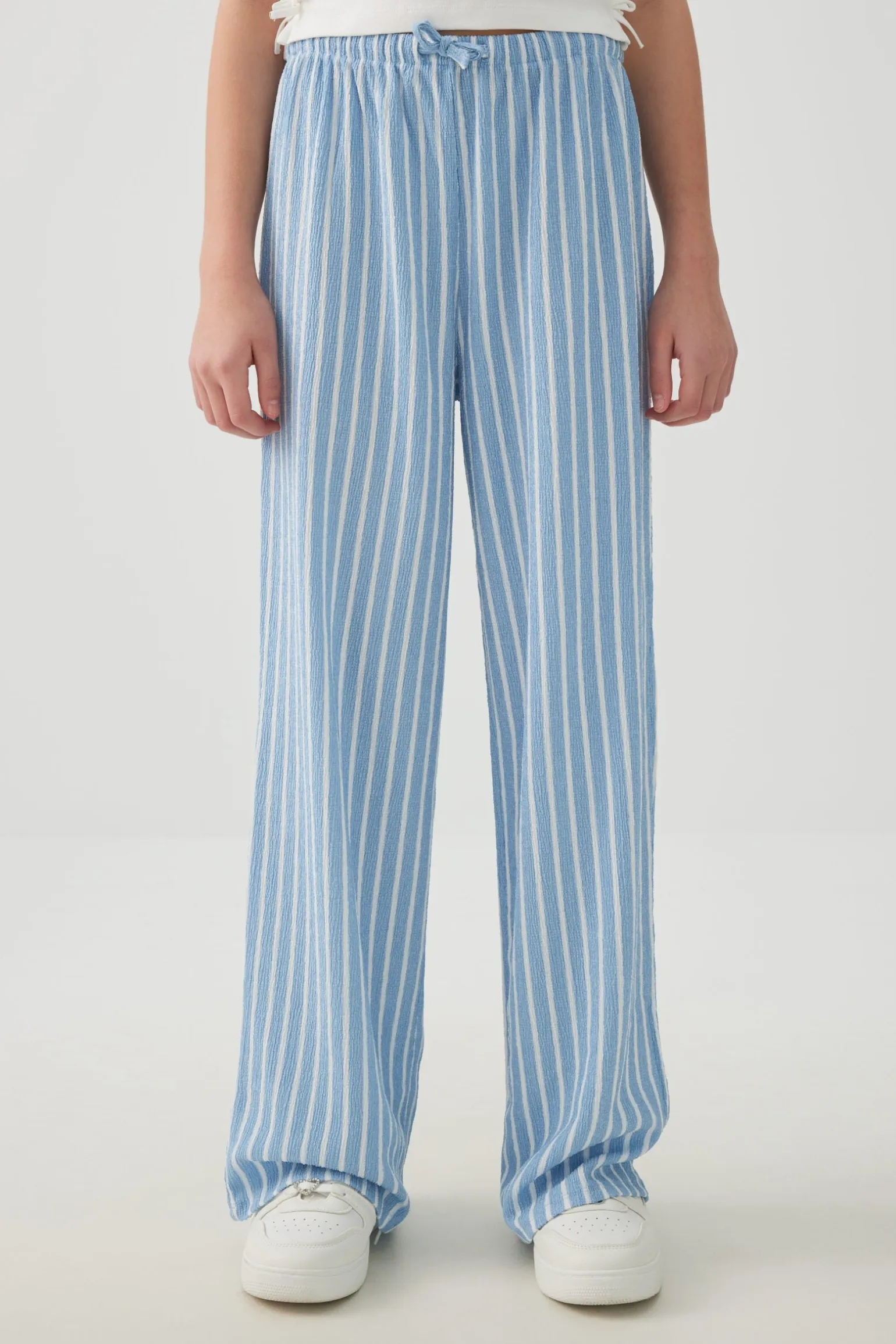 Striped Wide Leg Pants