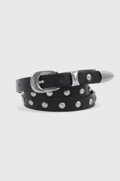 Studded Belt with Metal Tip