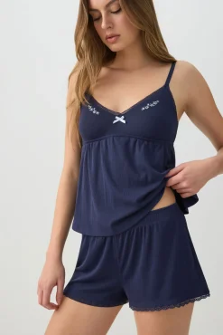 Super Soft Rib Babydoll PJ Set