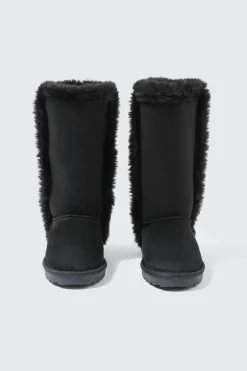 Tall Faux Sheepskin Boots