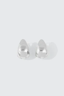 Teardrop Huggie Hoop Earrings