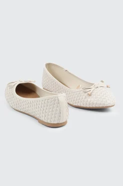 Textured Ballet Flats