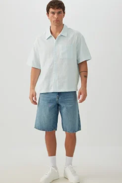 Textured Boxy Shirt