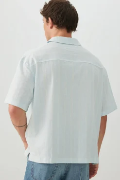 Textured Boxy Shirt