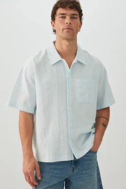 Textured Boxy Shirt