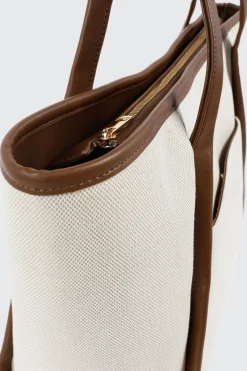 Textured Canvas Tote