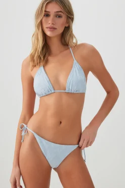 Textured Cheeky Bikini Bottom