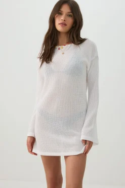 Textured Knit Mini Dress