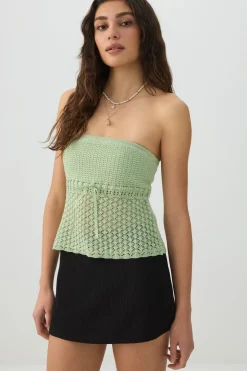 Textured Knit Mini Skort