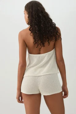 Textured Knit Shorts