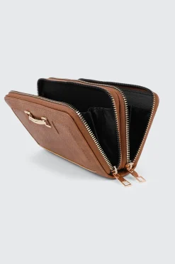Textured Zip Wallet